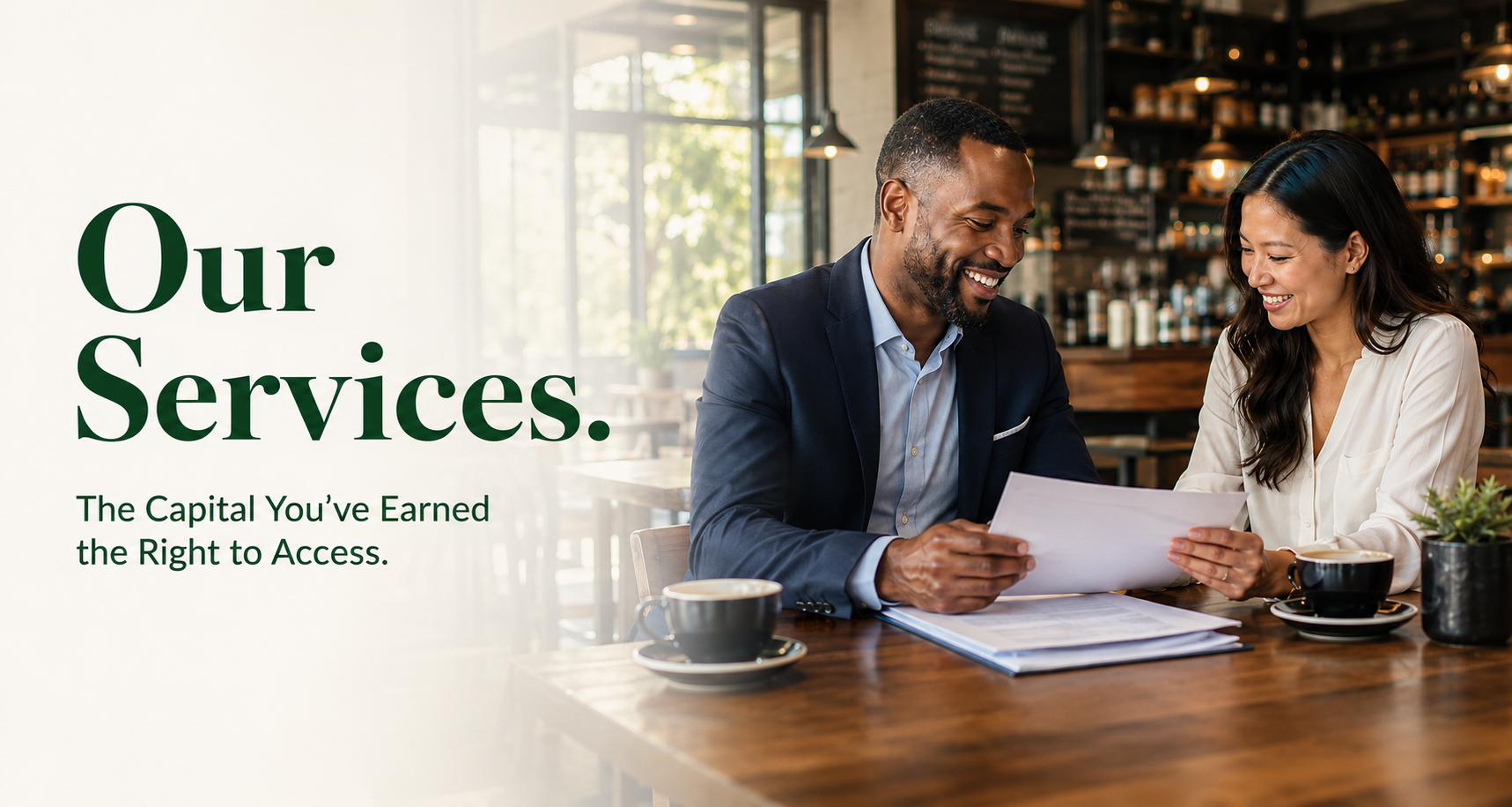 Diverse small business owners in a financial consultation